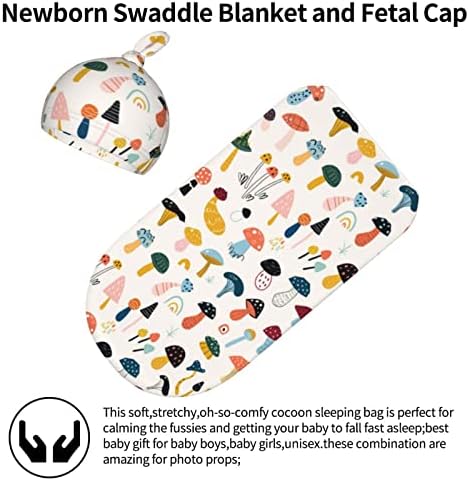 Печурка за бебиња за бебиња ќебе со капачиња со капачиња на новородени меки транзиции кои примаат ќебе вреќи за спиење за девојчиња за новороденчиња