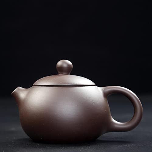 Лакимет сурова руда пурпурна песок чајник со еден производ, сад за сад, сад чаша чај, истекување на чај, церемонија на чај