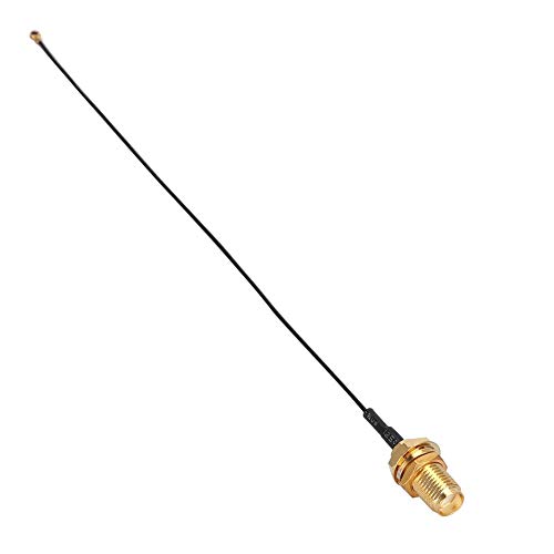 ASHATA 2PCS RF0.81 IPEX 4 до SMA Femaleенска кабелска жица, трајни и силни, добри перформанси и стабилен сигнал, поддршка безжичен