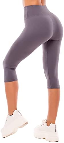 Синофант високи хеланки за жени - целосна должина и капри меки меки јога панталони за тренинг атлетски