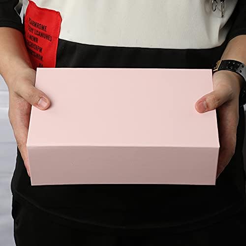 Бетпак Розови Кутии Кутии За Подароци Магнетно Затворање 8,2 x6, 4 x3, 3 во Кутија За Подароци За Свадба Со Капаци Склоплива Цврста Кутија