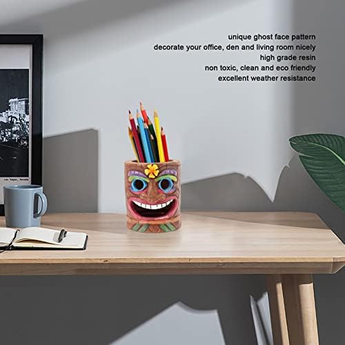 Grimace Ashtray, декоративен држач за четка чешел за молив Козметички алатки Организатор за складирање Десктоп канцелариски материјали