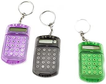 Електронски калкулатор за мини џеб 8 цифри клуч за клучеви за клучеви за училишна канцеларија алатка за супериорен професионален дизајн