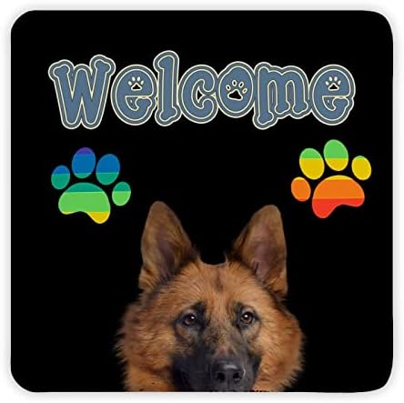 Смешно кучиња метални калај знак добредојде домашно милениче куче и шепа отпечатоци ретро миленичиња кучиња врата закачалка знак гроздобер
