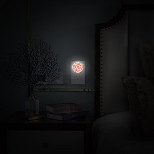 Deyya LED ноќен светлосен приклучок во wallид со авто -сензор за ноќевачка ламба за деца спални соби за бебиња расадник скали ходник остава силуета