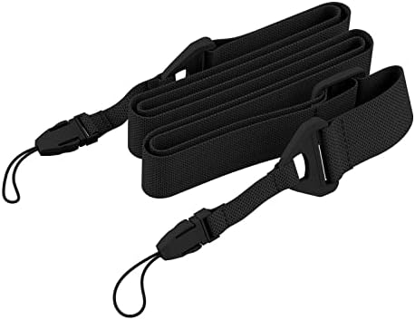 Ројскин прилагодлив лента за рамо за iPad, таблета Samsung, камера, торби и други таблети, отстранлив од црна најлон, лента
