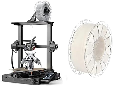 Creality Ender 3 S1 Pro 3D печатач и Comgrow PLA 3D печатач за печатач бело