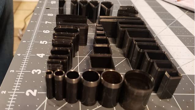 Алатка за кожни занаетчиски удар, 39 облик кожен дупка шуплива удар за занаетчиски алатки метал со пластично куќиште