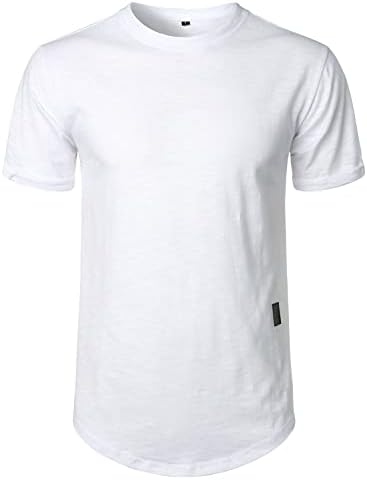 Машки маички на фанархер Атлетски кратки ракави маички за вежбање во салата за вежбање памучни врвови