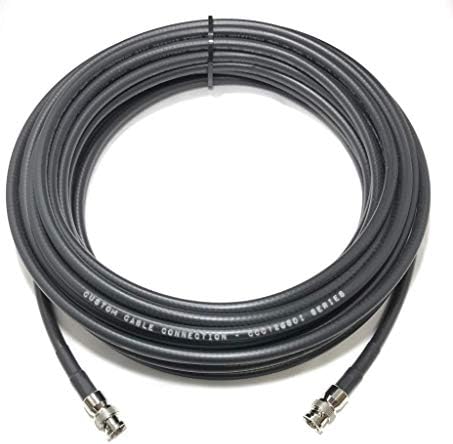 20 стапки Белден 4794R 12G UHD-SDI RG7 BNC кабел црна за 4K / UHDTV со прилагодена кабелска врска