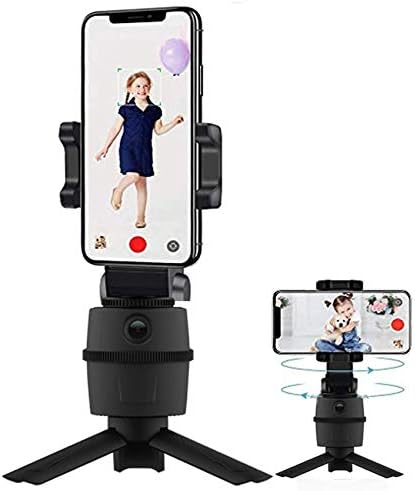Застанете и монтирајте за Motorola Moto G7 Play - PivotTrack Selfie Stand, Pivot Stand Mount за моторија мото G7 Play - Jet Black