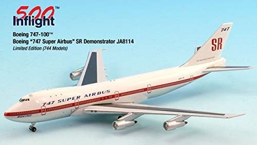 Demoglator 747-100 Super Airbus SR 747-100 1: 500 скала Diecast Reg#JA8114