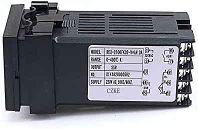 ЕПАНО ДИГИТАЛ 220V PID REX-C100 Контролер на температура + MAX.40A SSR + K Термокупа PID контролер Сет + Мијалник за топлина