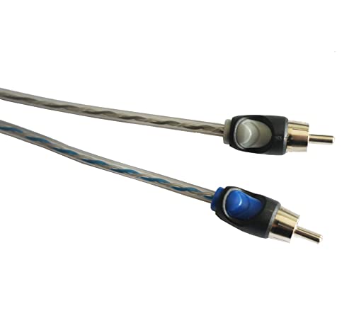 Rock Direct RCA стерео кабел изопачен пар со намалување на бучавата најлон-плетенка RCA кабел 2 Шанел 2 машко до 2 машки 99,99%