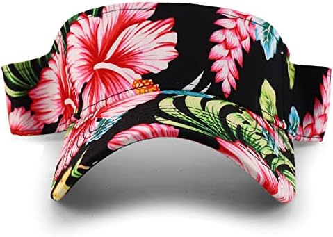 Трендовски продавница за облека Тропски цвет Хибискус шема печати летно капаче за стакло