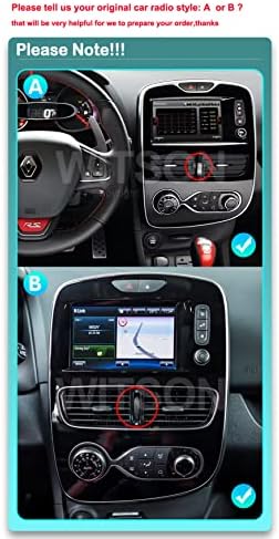 Autosion Android 12 Автомобил Радио За Renault Clio 4 Zoe 2012-2019 Автомобил Стерео GPS Навигација 10.1 Инчен Екран На Допир Поддршка