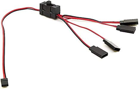 Sheawa One за четири лесни кабел y сплит линија со жици на жици на ламби за TRX-4 SCX10 Масло/трамвај/качување на автомобили