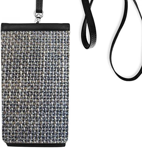 Деним Jeanан каубојски постави текстилни телефонски паричник чанта што виси мобилна торбичка црн џеб
