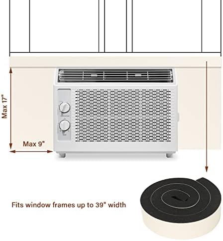 Изолација на климатик со прозорец со прозорец, панели за пена, комплет за опкружувачки панели со наизменична струја со горната лента за заптивка