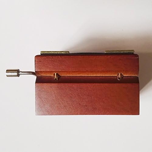 18 Забелешка Античка чипка со рака дрвена музичка кутија со движење со сребрена облога во, музичка кутија за подароци, музичка