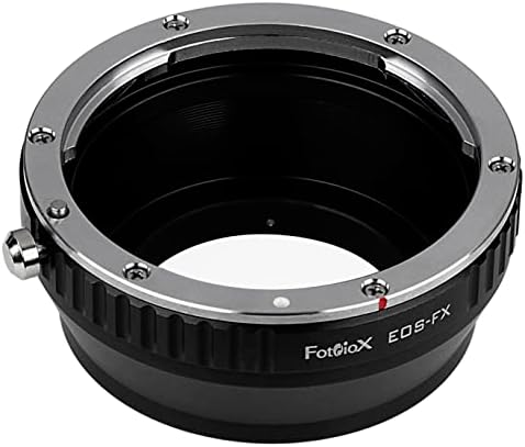 Адаптерот за монтирање на леќи Fotodiox компатибилен со леќите Canon EOS D/SLR на фотоапаратите Fuji X-Mount