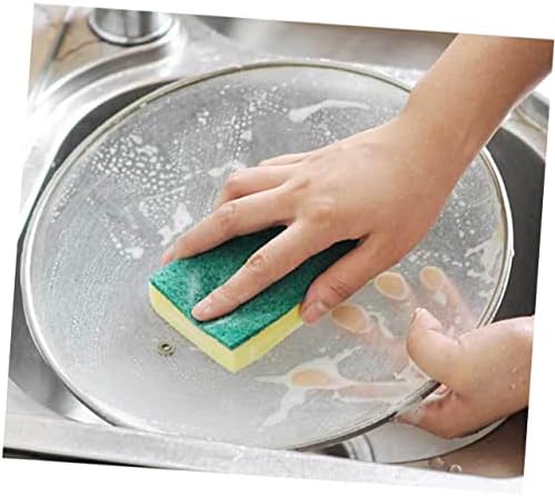Зеродеко чистење сунѓер 10 парчиња миење сунѓер за миење садови за миење садови чистење чистење на сунѓерски чистачи за чистење на
