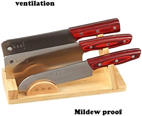 ZCX даб нож решетката кујна нож полица за складирање кујна едноставен нож држач готвач нож држач за домаќинство алатка решетката Нож Блокови
