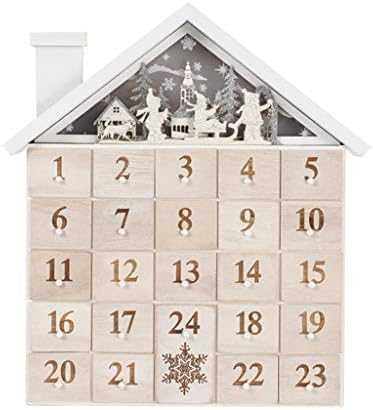 Доаѓањето Календари Доаѓањето Календар Божиќ Одбројување Календар Едноставна КУЌА ПРЕДВОДЕНИ Светла Орнаменти Доаѓањето Календар