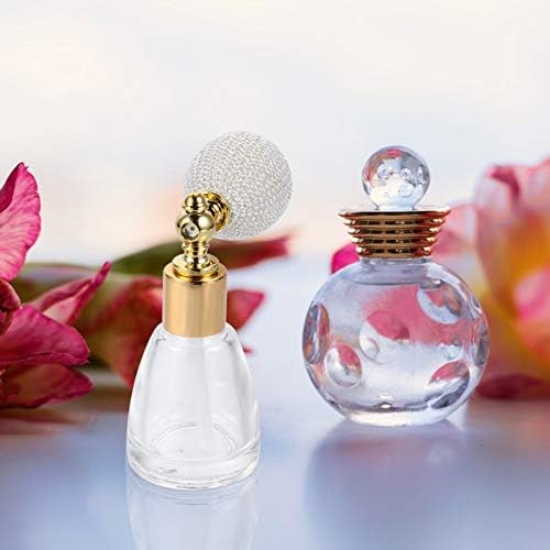Beaupretty 10ml гроздобер парфем шише кратко спреј за полнење празно стакло шише за прав за домашно патување златно