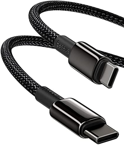 Baseus 100W USB C до USB C кабел и брзо полнење 2 во 1 кабел за повеќе полнење