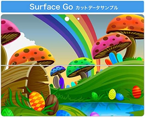 Декларална покривка на igsticker за Microsoft Surface Go/Go 2 Ultra Thin Protective Tode Skins Skins 002538 View Pandascape Илустрација