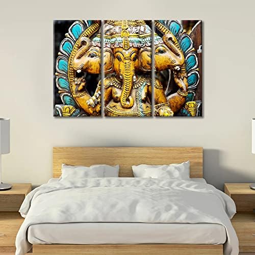 Tumovo ganesha wallидна уметност хинду бога платно сликарство wallидна уметност господар Ганеша слонови слики за дневна соба wallидови