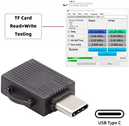CY USB C Читач На Картички, USB 3.0 Тип C На Micro SD SDXC Tf Адаптер За Читач На Картички за Лаптоп Таблет Телефон 5Gbps