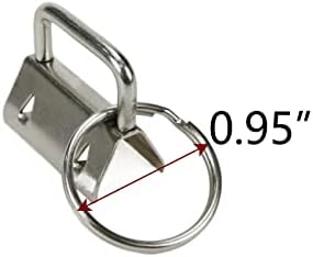 Pufguy Key FOB Hardware Charkeain Fob Fob Bristlet Fob со клуч прстен-40PCS
