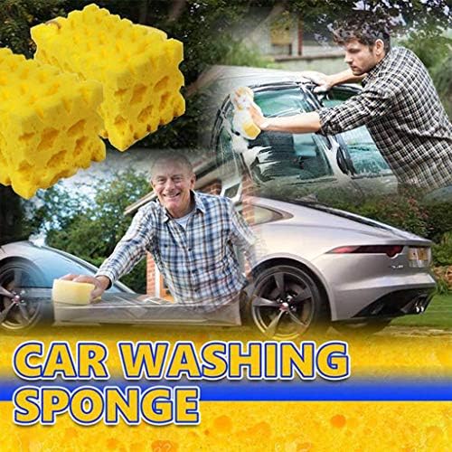 Екстра голем автомобил-миење сунѓер сунѓер сунѓер сунѓер миење на чистење на саќе, мала четка за чистење