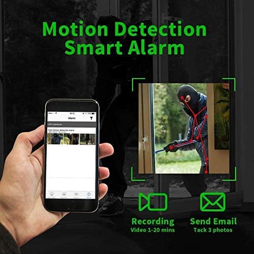 Taozhi Spy Camera Mini WiFi безжични скриени фотоапарати со откривање на движење Далечински преглед во живо со бесплатна телефонска апликација