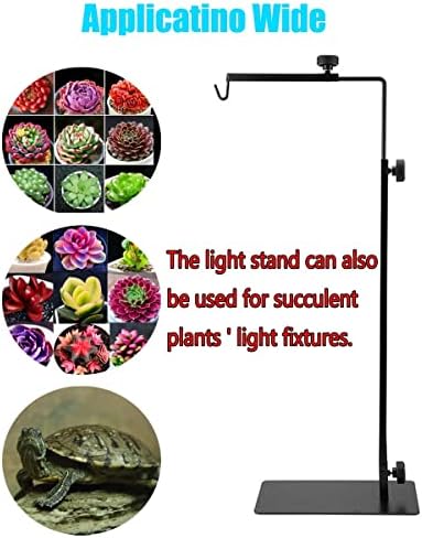 Juanyue Прилагодлива влекачка терариум топлинска ламба стојат метални штандови, може да се прошири, да се занимава со рептил мали животни
