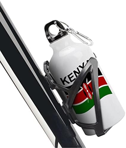 Знаме на шишиња со спортови на вода во Кенија, вакуум изолирани алуминиум еднократно со капаци за капаци за кампување велосипед велосипед