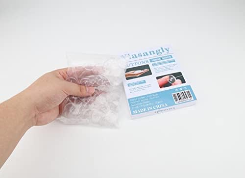 Yiasangly 20 mm чисти про transparentирни смола тркалезни копчиња, додатоци за облека за шиење на DIY, украси за копче за апликации