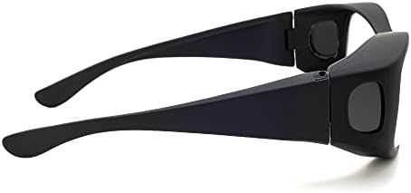 Очила за безбедност на ласер - CO2/ексцимер филтер во црна пластична стил на вклопување во рамки.