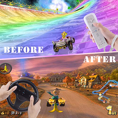 2 Пакет Волани Тркачки Тркала За Wii За Марио Картинг За Wii Тркачки Игри