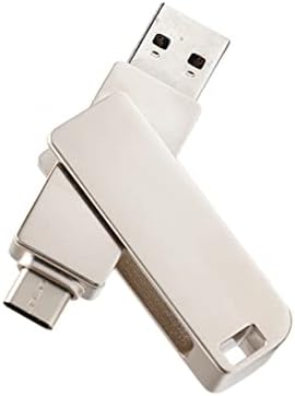 SOLUSTRE USB Диск А U Компјутер Дискови Палецот Двојна G Тип Метал Ротација Стап C Меморија Паметен Телефон Диск Висок Ротирачки Блиц За Б