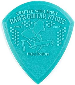 Precision Pick - 10 -пакет - Премиум висока зафат Екстра прецизност Плектруми со висока видливост од продавница за гитара Данс