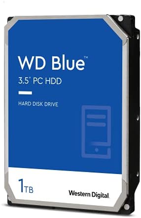 Западен Дигитален 1tb Wd Blue Компјутер Внатрешен Хард Диск HDD-7200 ВРТЕЖИ ВО МИНУТА, SATA 6 Gb/s, 64 MB Кеш, 3.5 - WD10EZEX