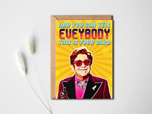Nvgifts и можете да им кажете на сите ова е вашата картичка - Елтон Johnон инспирираше пародија Смешна честитка за роденденска