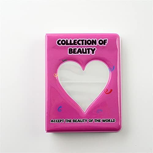 DLVKHKL Фото албум држач за држач за картички за прием за складирање шупливо Loveубов Heart Heart Holder Photoder Визит -картичка