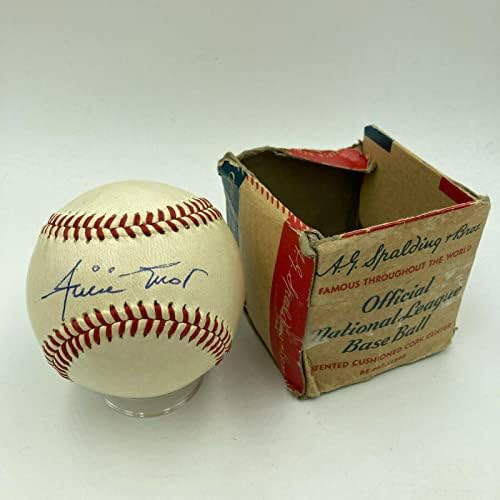 Убава Вили Мејс потпиша бејзбол на Националната лига во 1940 -тите со JSA COA - автограмирани бејзбол