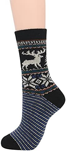 Зандо волна чорапи за мажи есен зимски чорапи, божиќни чорапи, мажи облекуваат чорапи, пријатни топли чорапи, атлетско пешачење густ чорап