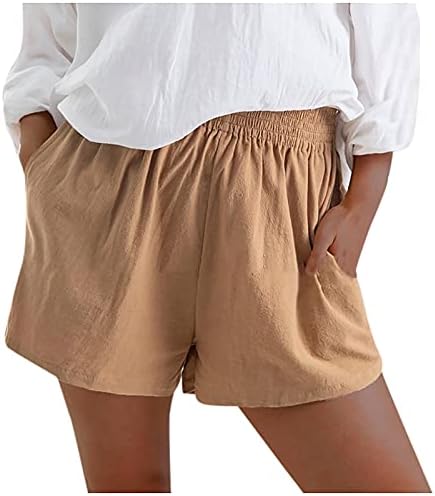 Жени шорцеви за лето плус големина случајна еластична половината лабава вклопена бохо шорцеви starвездени ленти печати за дишење панталони