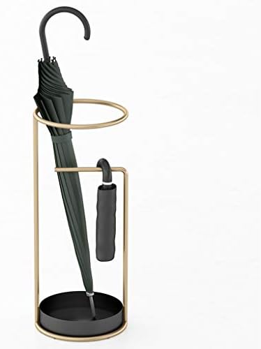 Zlmmy Sumber Irone Stand, модерен влезен метал чадор стој со кратки преклопни држачи за складирање на држачи за чадор